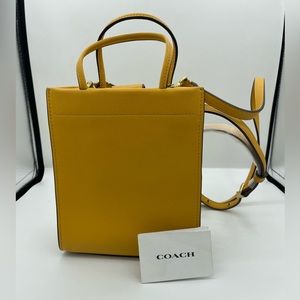 Coach Mini Cashin Tote in Signature Canvas